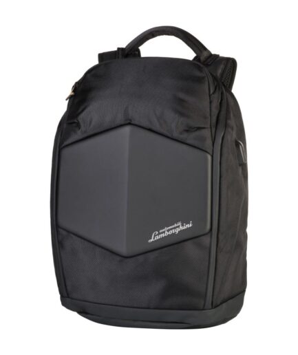 Lamborghini Galleria Hard Shell Backpack in Black