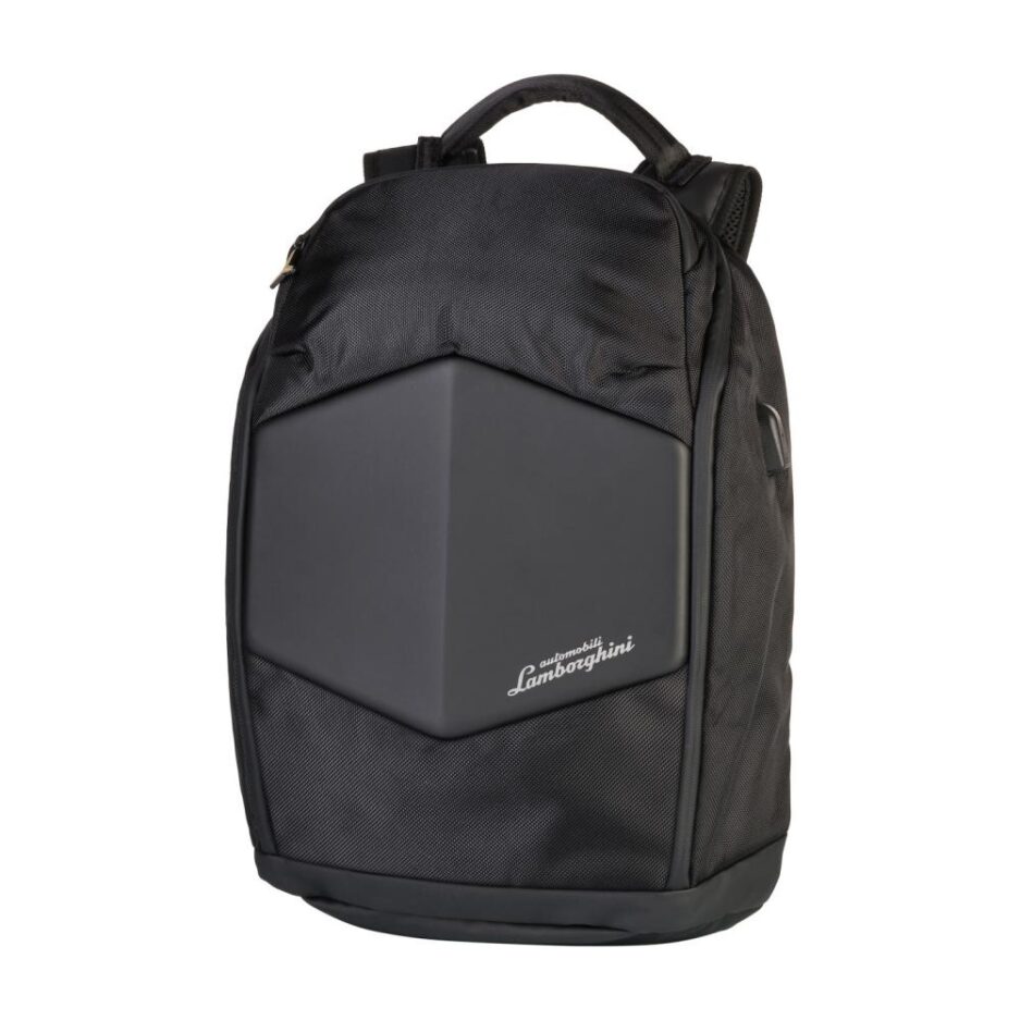 Lamborghini Galleria Hard Shell Backpack in Black