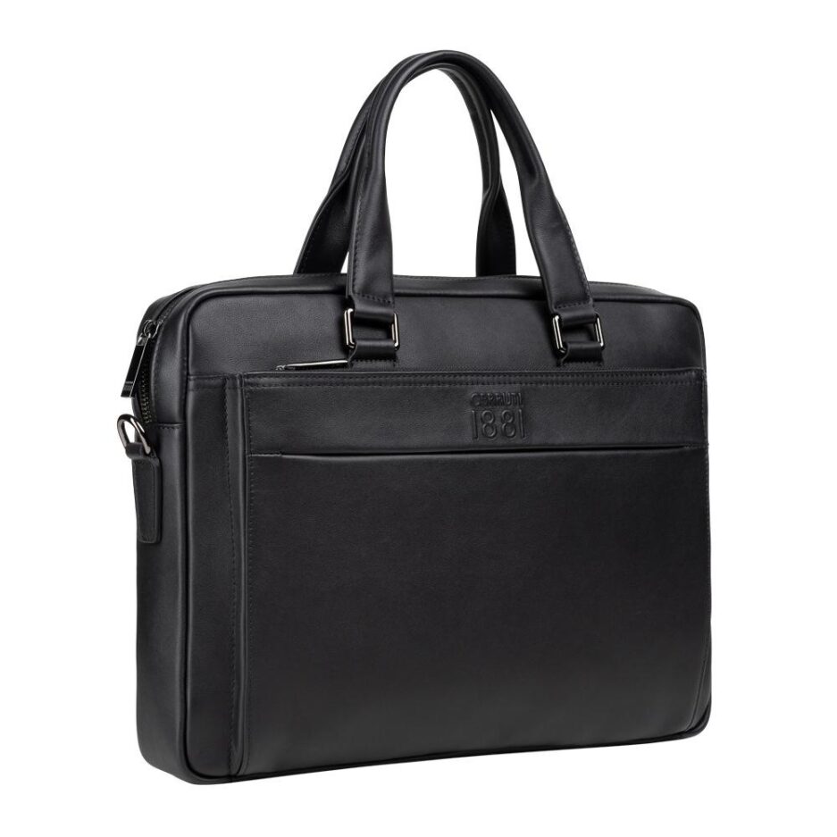 CERRUTI 1881 leather briefcase for men